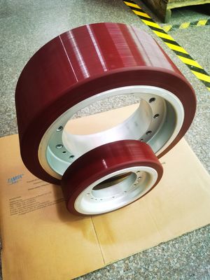 Высокая грузоподъемность настраиваемое приводное колесо AGV с шариковым подшипником и настраиваемым диаметром