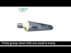 Отраженные промышленных металлических роликов 904L