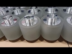 Резиновое колесо с низким уровнем шума с индивидуальной конструкцией из нержавеющей стали